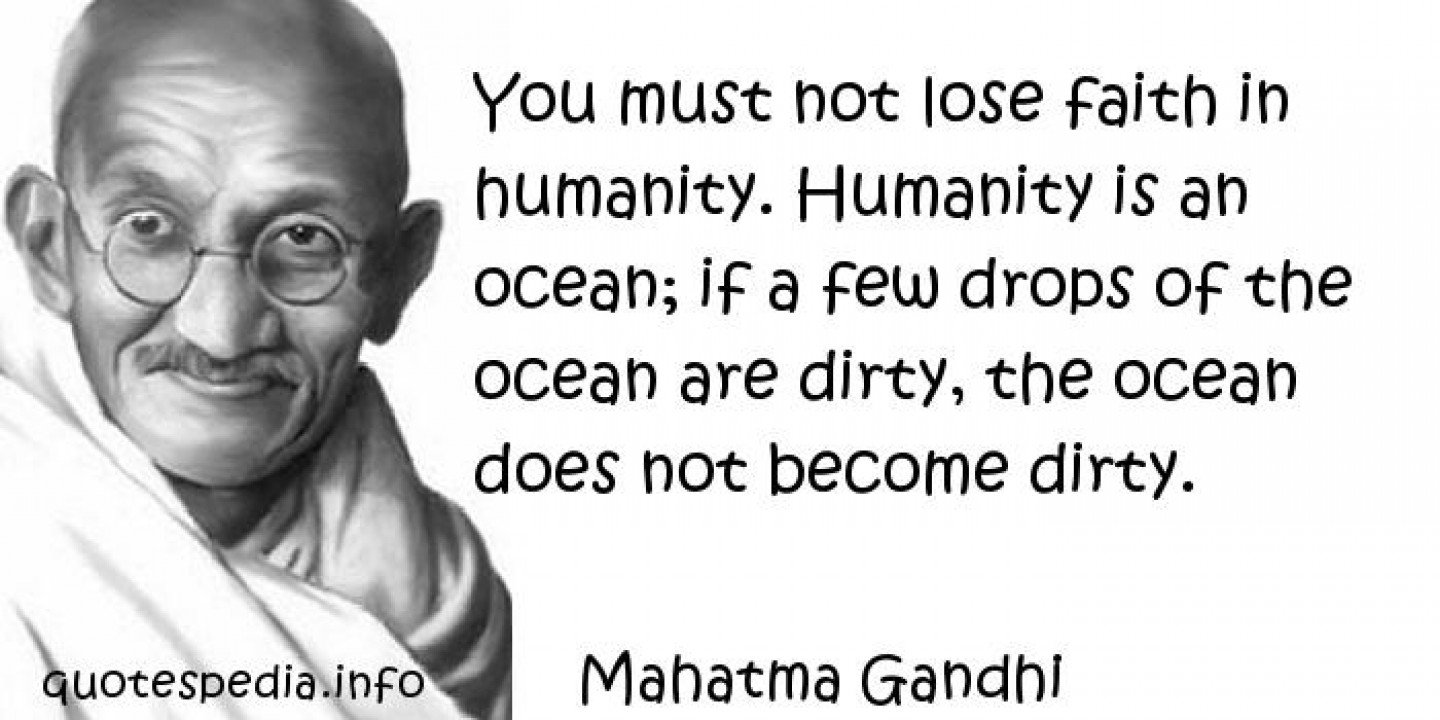 Gandhi - Humanise your Leadership